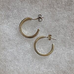 Elegant sterling silver Hoop Earrings